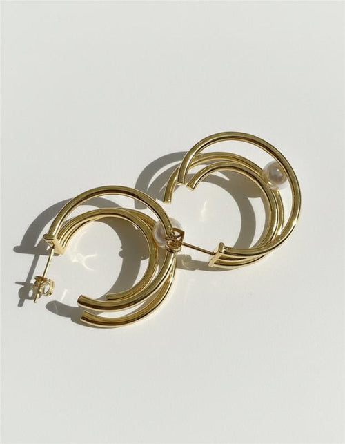 Lunar Pearl Earrings