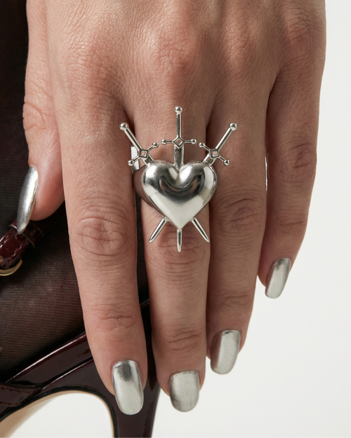 The 3 Swords of Heart Ring
