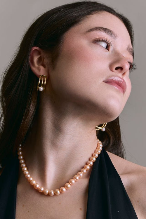Lunar Pearl Earrings